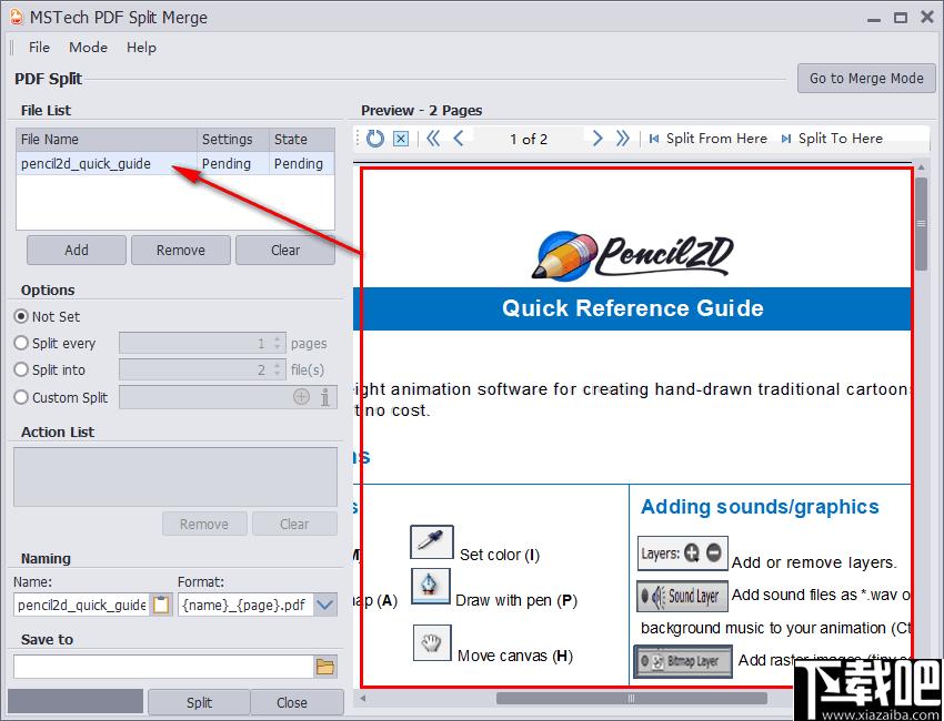 MSTech PDF Split Merge下载,PDF阅读,PDF拆分,PDF合并